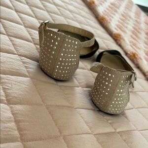 Rampage Tan Dress Shoes with Perforated Design